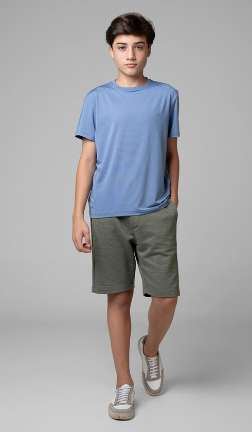 T-Shirt Manga Curta Gola Careca Techno Jet