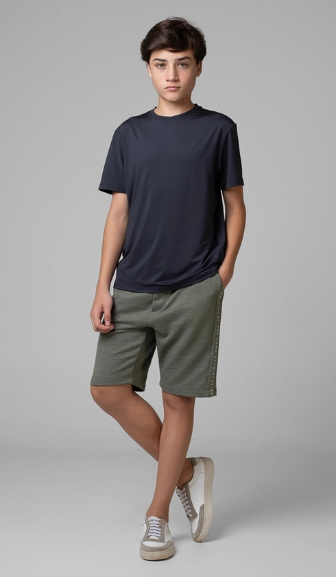 T-Shirt Manga Curta Gola Careca Techno Jet