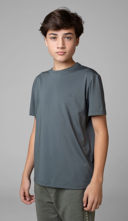 T-Shirt Manga Curta Gola Careca Techno Jet