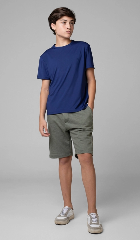 T-Shirt Manga Curta Gola Careca Techno Jet