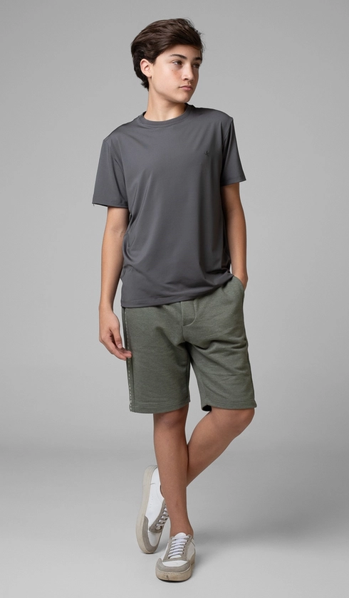 T-Shirt Manga Curta Gola Careca Techno Jet