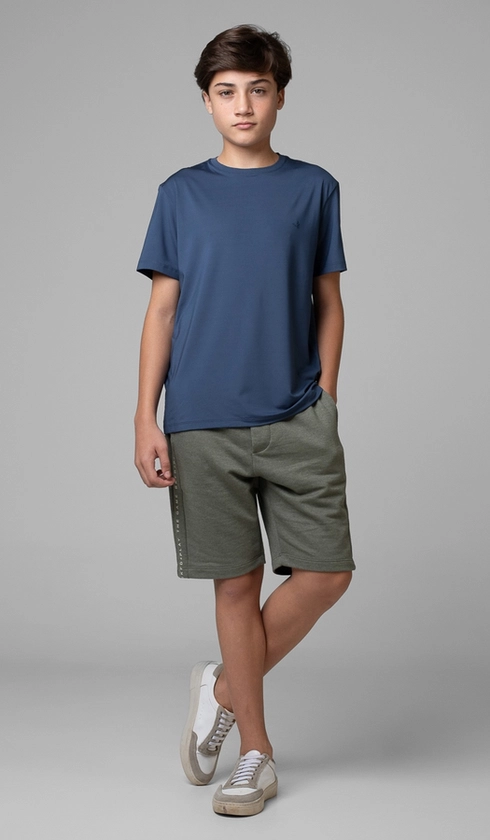 T-Shirt Manga Curta Gola Careca Techno Jet