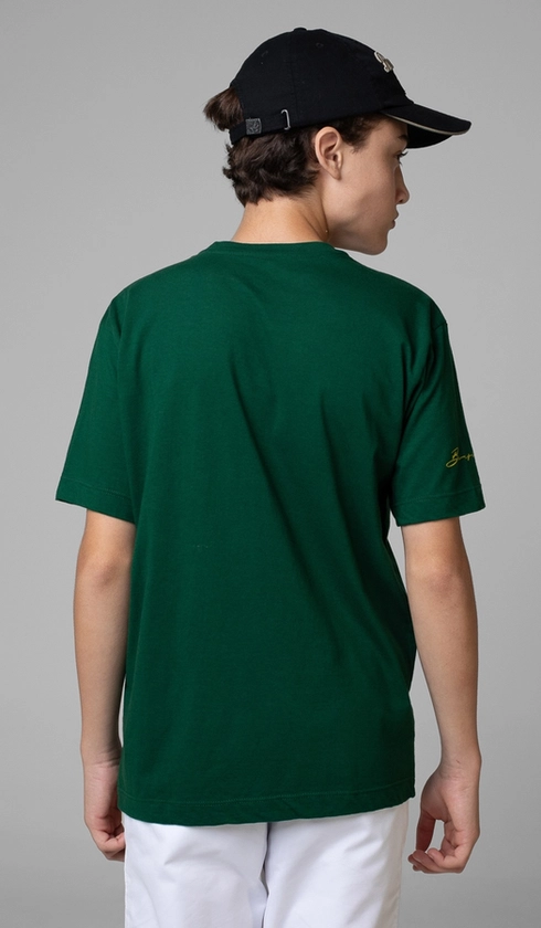 T-Shirt Manga Curta Copa Patinho Contraste