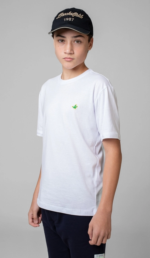 T-Shirt Manga Curta Copa Patinho Contraste