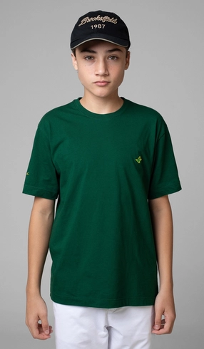 T-Shirt Manga Curta Copa Patinho Contraste