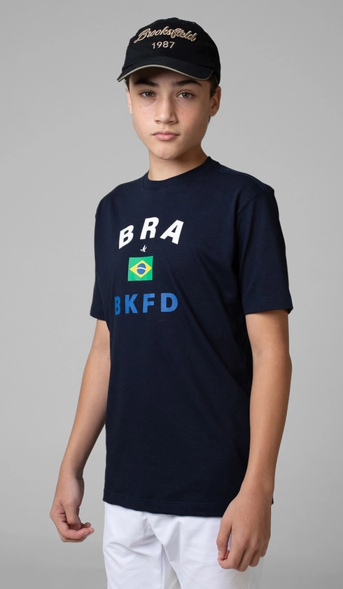 T-Shirt Manga Curta Copa Bra Bkfd