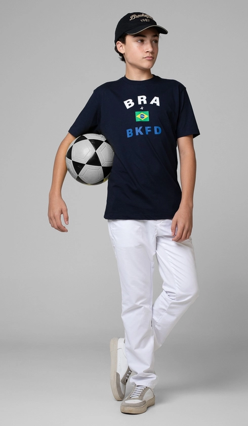 T-Shirt Manga Curta Copa Bra Bkfd