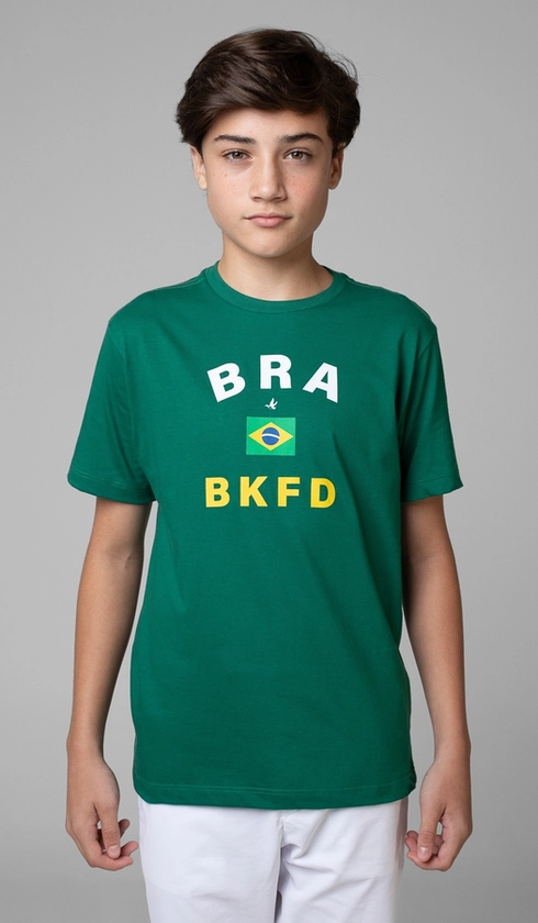 T-Shirt Manga Curta Copa Bra Bkfd