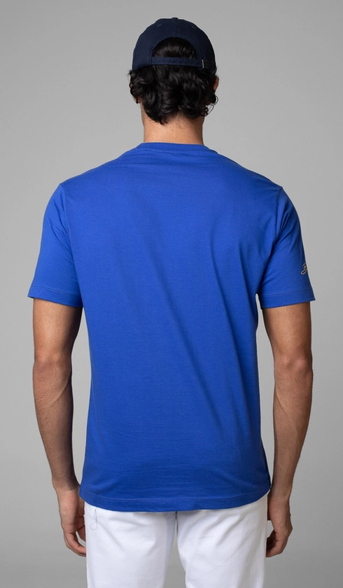T-Shirt Manga Curta Copa Patinho Contraste
