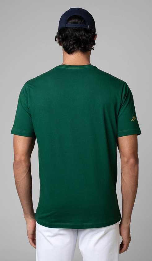T-Shirt Manga Curta Copa Patinho Contraste