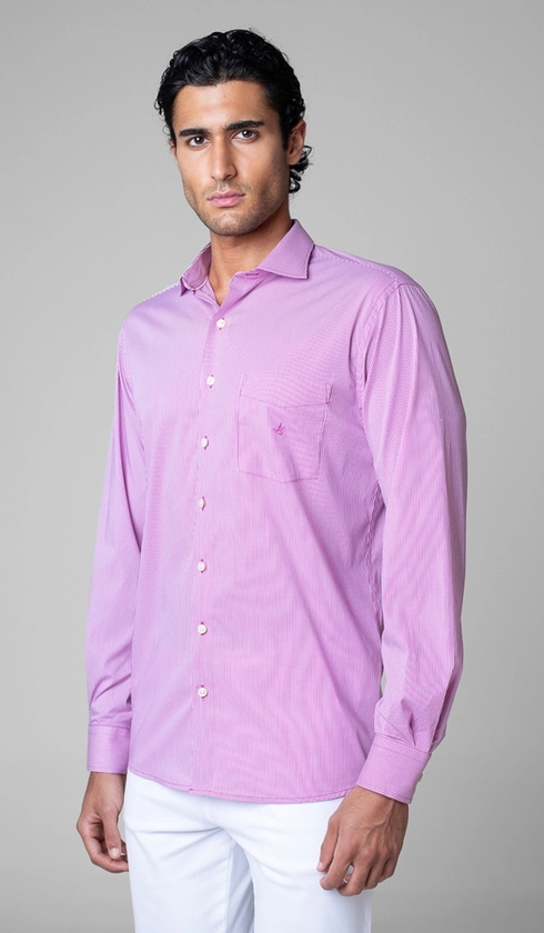 Camisa Manga Longa Xandrez Red