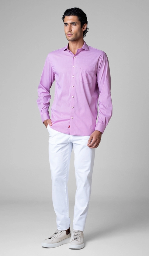 Camisa Manga Longa Xandrez Red