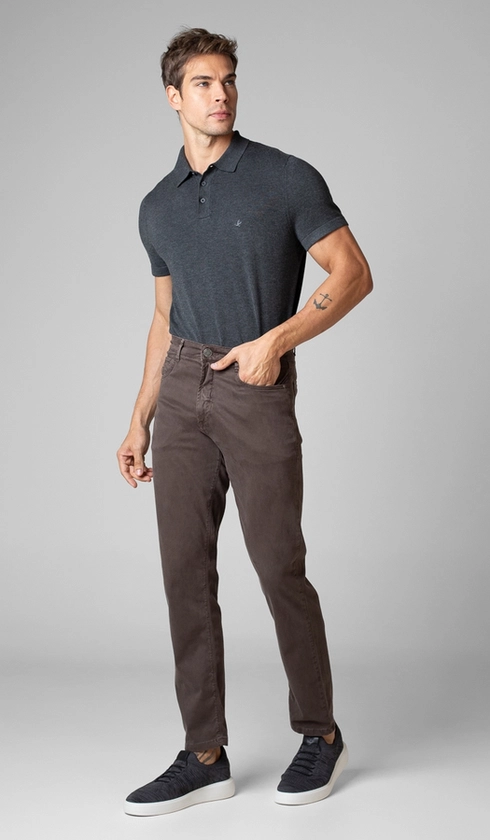 Calça de Sarja 5 Bolsos Importada
