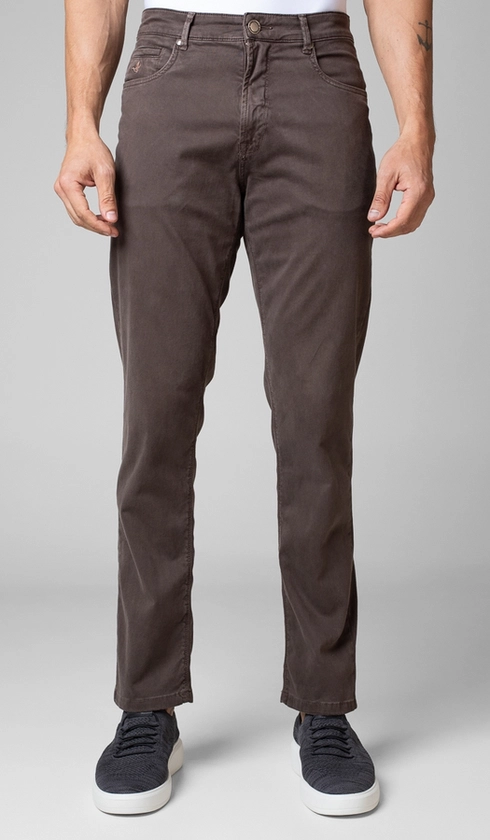 Calça de Sarja 5 Bolsos Importada