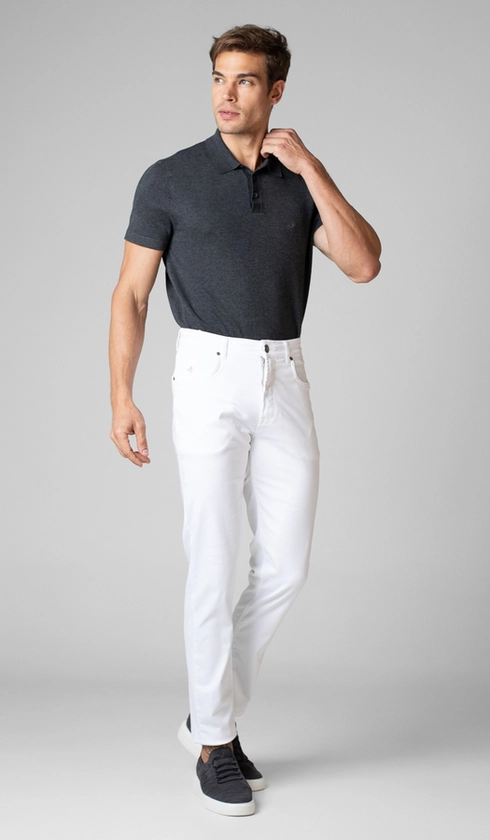 Calça de Sarja 5 Bolsos Importada
