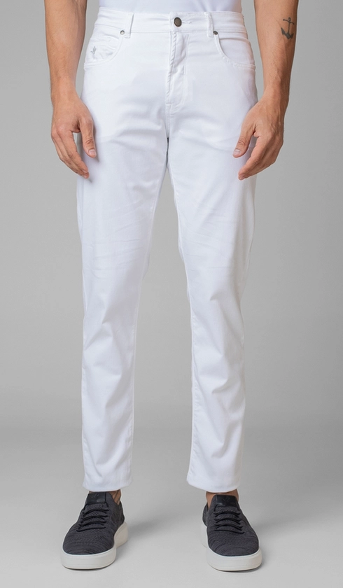 Calça de Sarja 5 Bolsos Importada