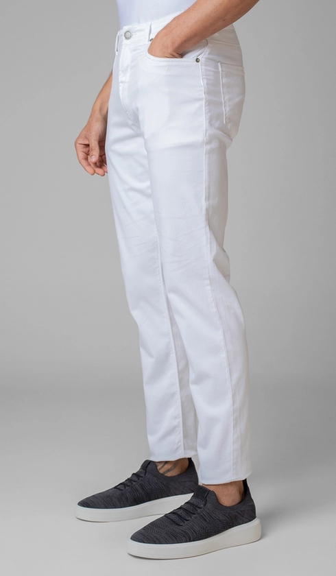 Calça de Sarja 5 Bolsos Importada
