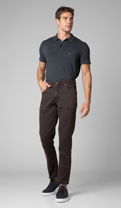 Calça de Sarja 5 Bolsos Importada