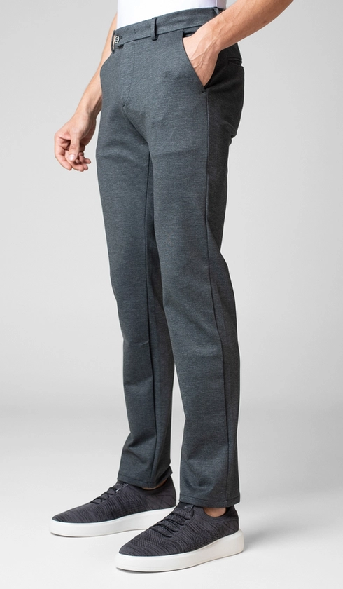 Calça de Malha com Bolso Faca Xadrez