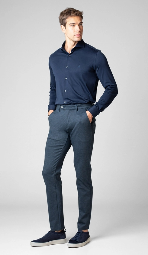 Calça de Malha com Bolso Faca Olho de Perdiz