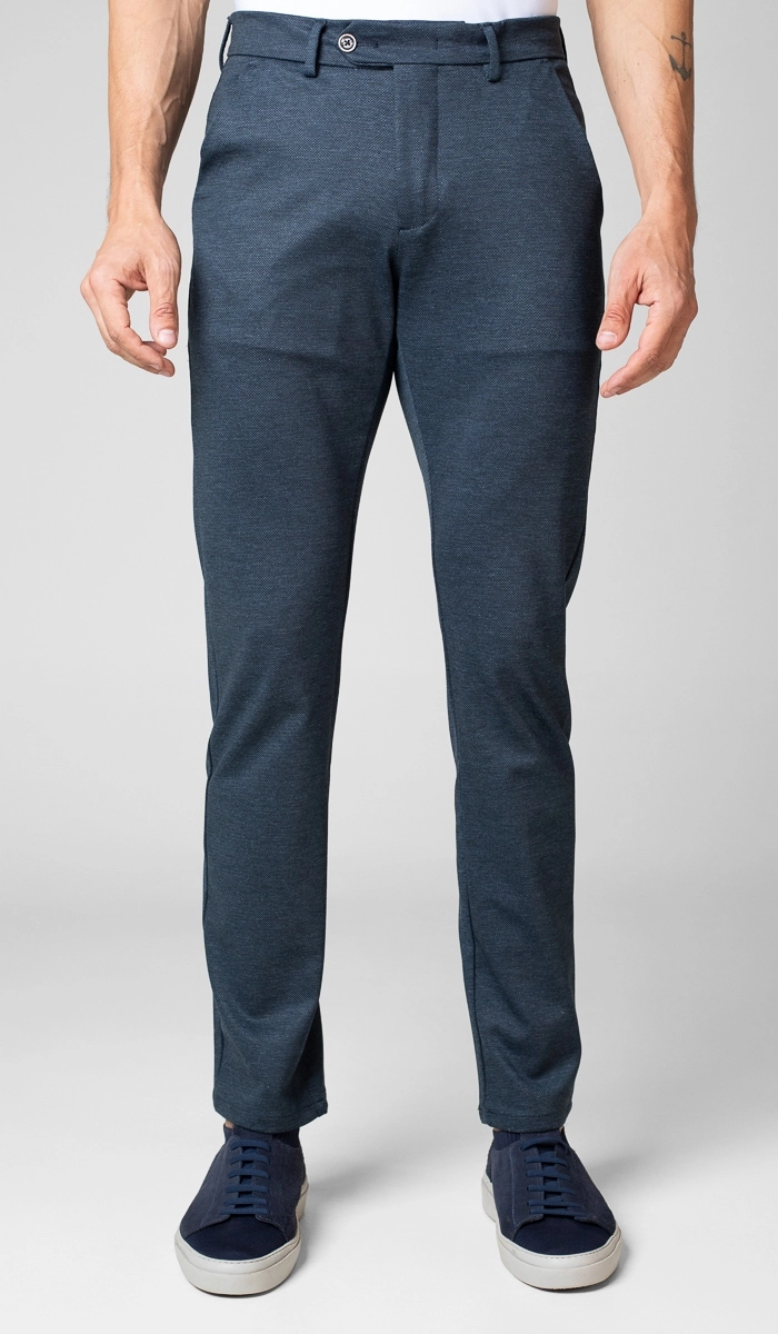 Calça de Malha com Bolso Faca Olho de Perdiz — Brooksfield