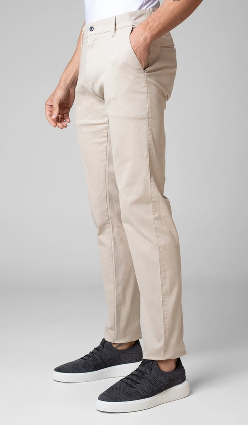Calça de Sarja Bolso Faca Flex Soft