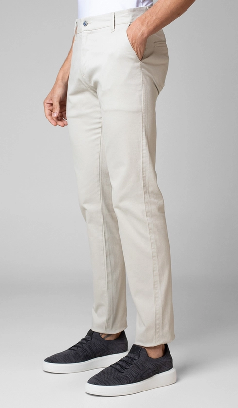 Calça de Sarja Bolso Faca Flex Soft