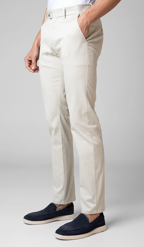 Calça de Sarja Bolso Faca com Stretch Express
