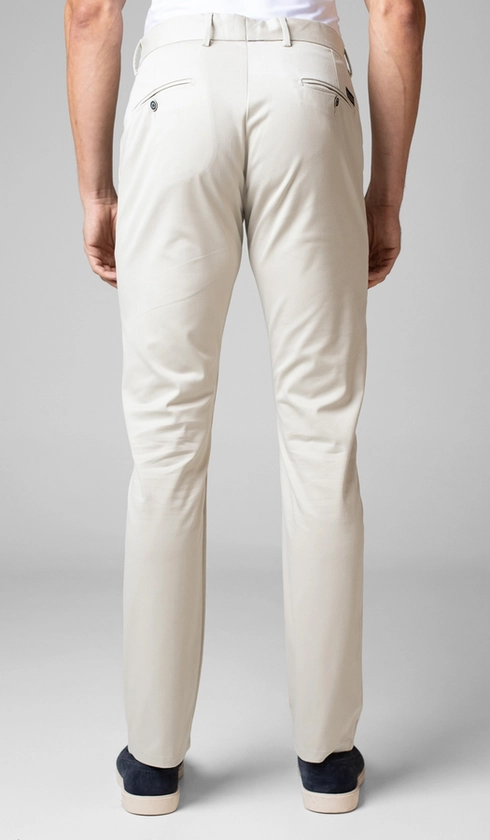 Calça de Sarja Bolso Faca com Stretch Express