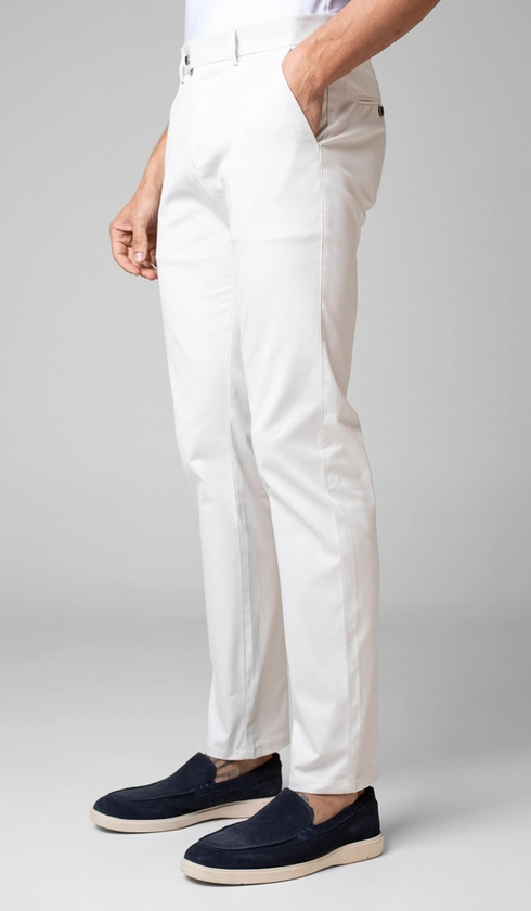 Calça de Sarja Bolso Faca com Stretch Express