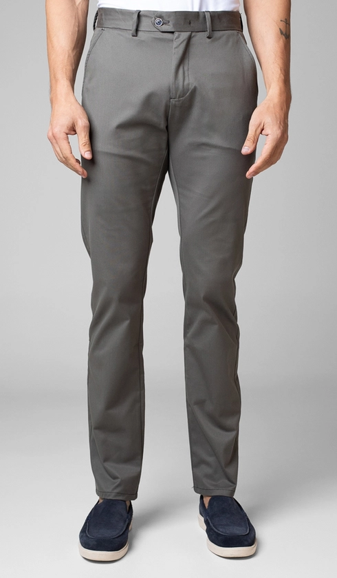 Calça de Sarja Bolso Faca com Stretch Express
