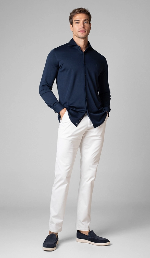Calça de Sarja Bolso Faca com Stretch Express