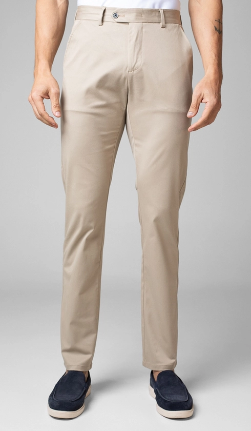 Calça de Sarja Bolso Faca com Stretch Express