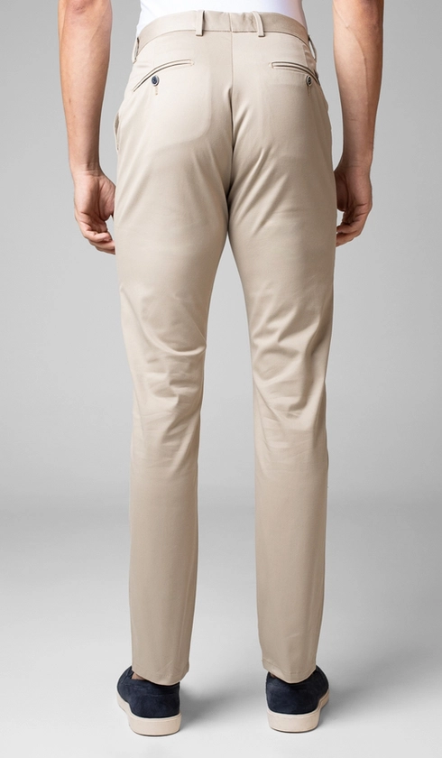 Calça de Sarja Bolso Faca com Stretch Express