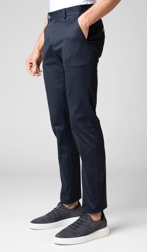 Calça de Sarja Bolso Faca com Stretch Express