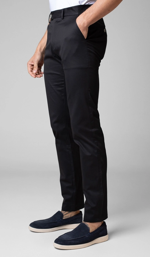 Calça de Sarja Bolso Faca com Stretch Express