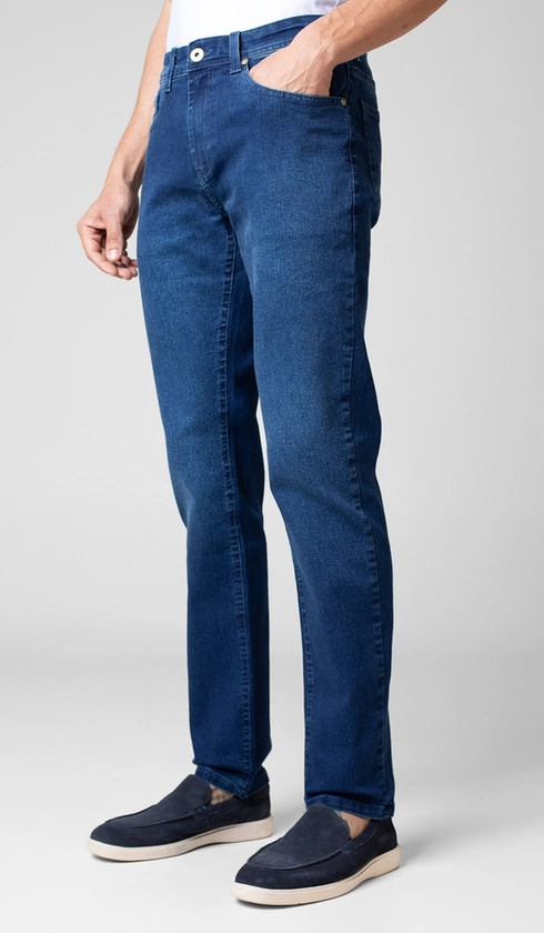 Calça Jeans Slim 5 Bolsos Express