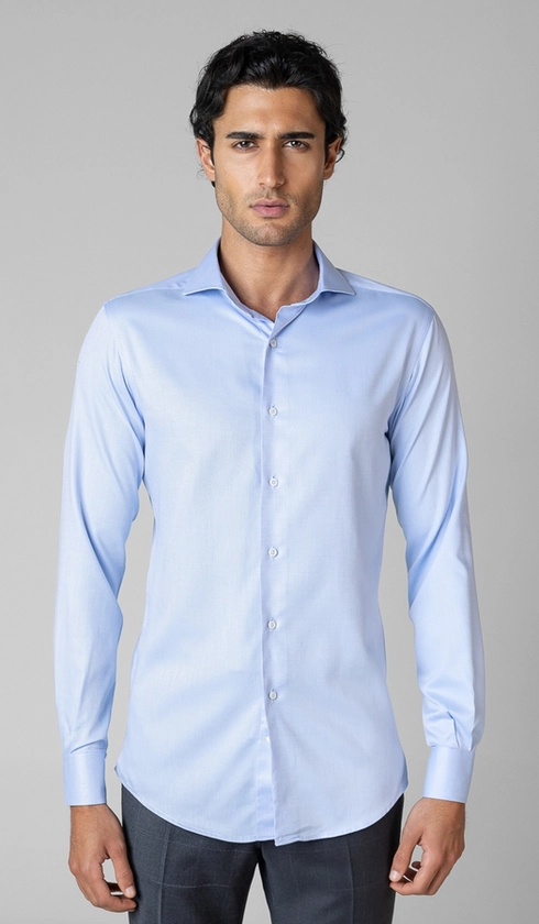 Camisa Social Slim Fantasia em Algodão