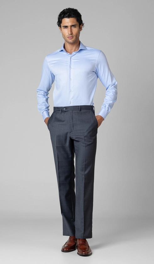 Camisa Social Slim Fantasia em Algodão