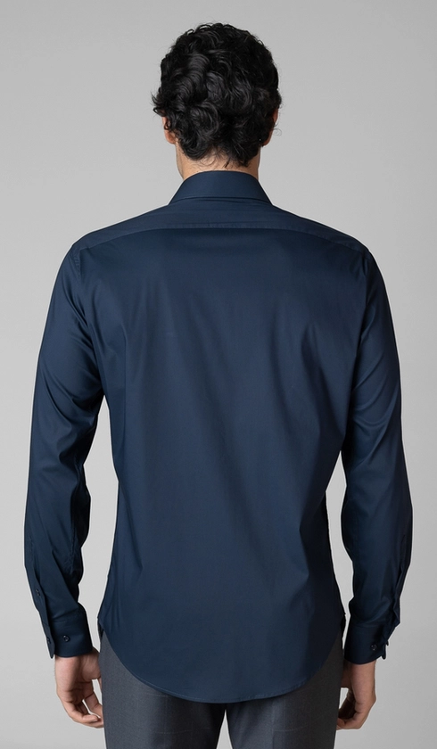 Camisa Manga Longa Lisa Slim