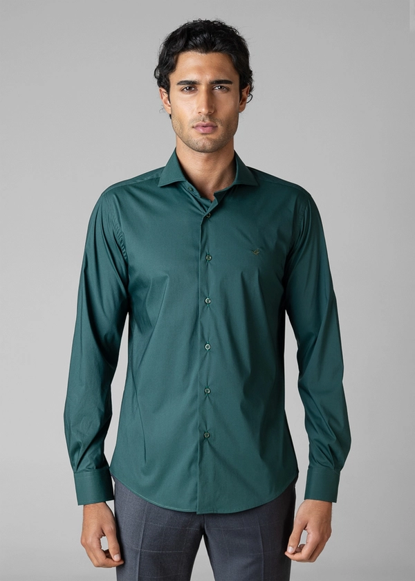 Camisa Manga Longa Lisa Slim