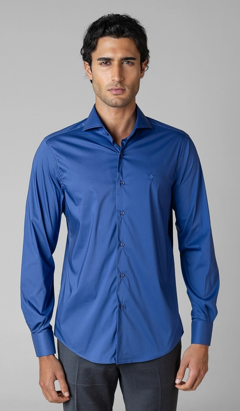 Camisa Manga Longa Lisa Slim