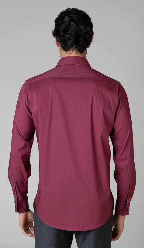 Camisa Manga Longa Lisa Slim