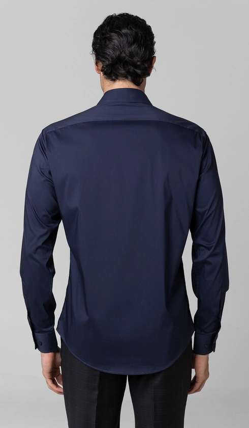 Camisa Manga Longa Lisa Slim