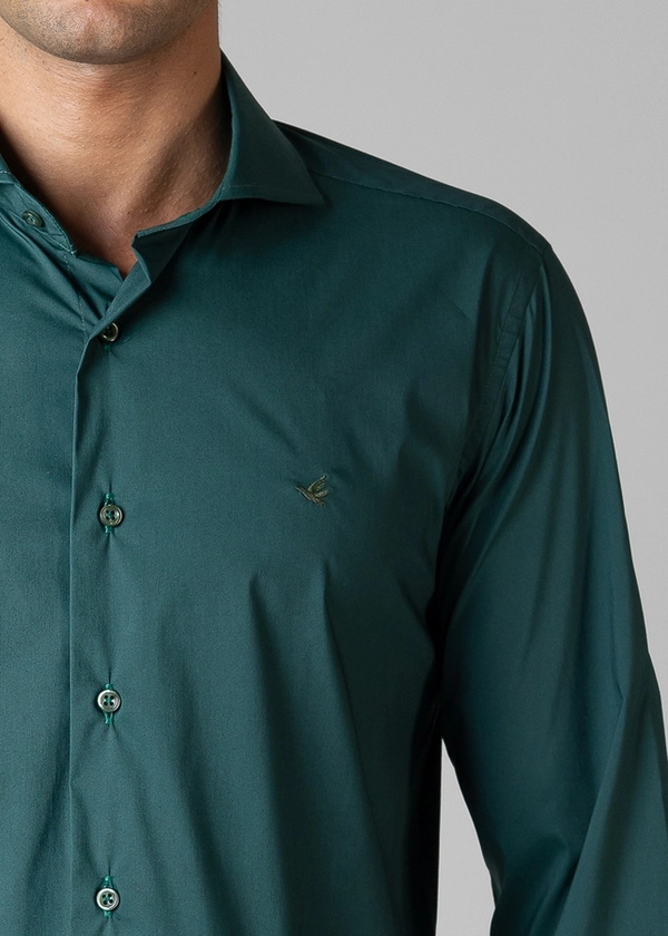 Camisa Manga Longa Lisa Slim