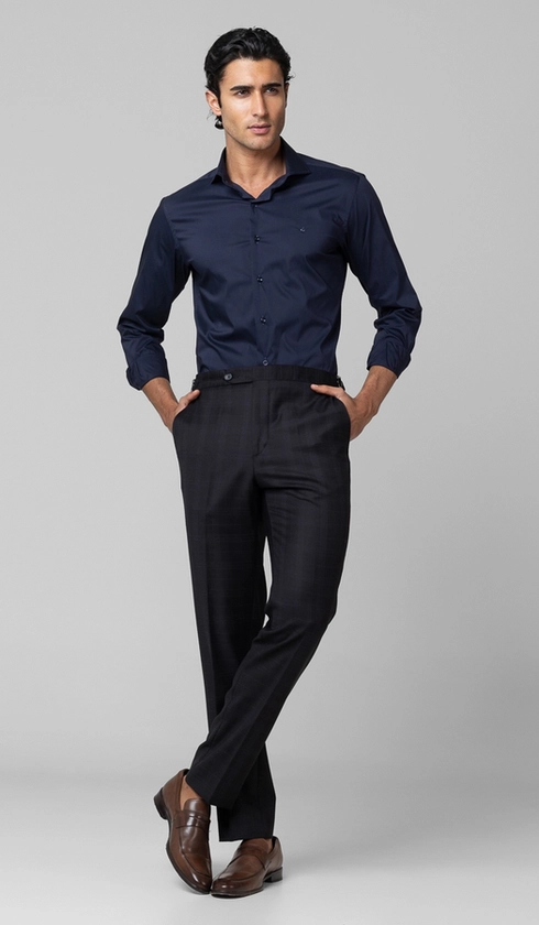 Camisa Manga Longa Lisa Slim