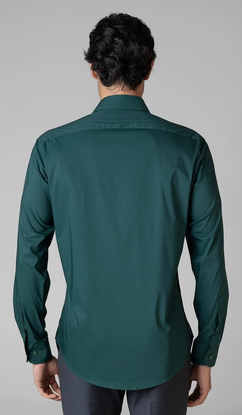Camisa Manga Longa Lisa Slim