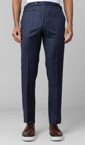 Calça Sport Social Xadrez com Fivela Super 120