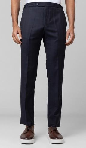 Calça Sport Social Xadrez com Fivela Super 120