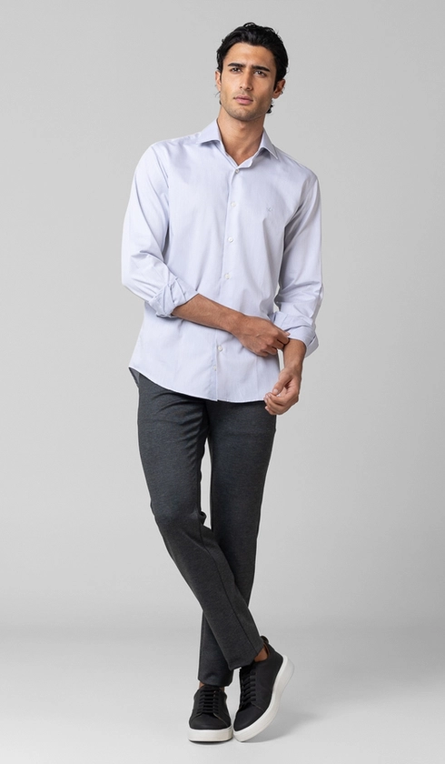 Camisa Manga Longa Slim Lisa Premium
